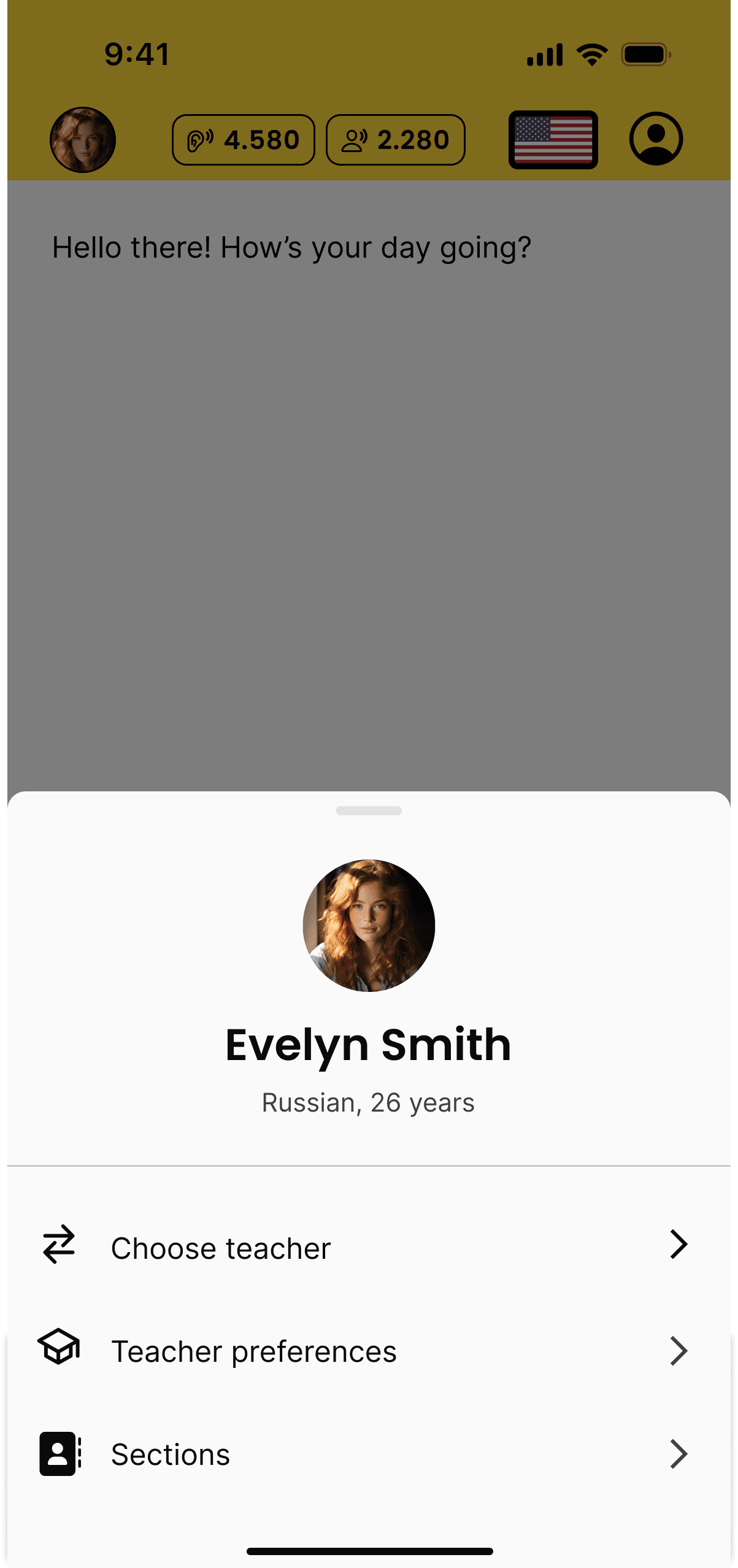 Teacher AI app screen 2